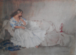 sir william russell flint looking glass limited edition print