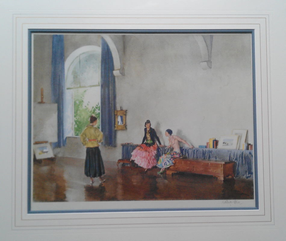 russell flint conversation piece print