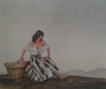 sir william russell flint Griselda signed limited edition print