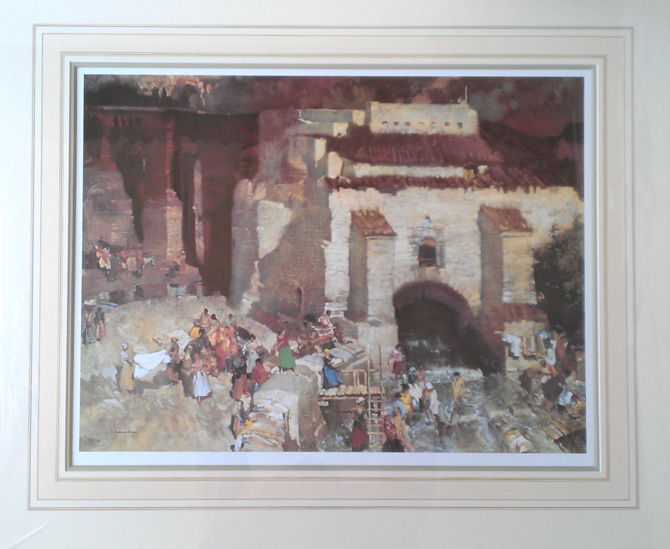 russell flint gypsy festival st. andalusia print