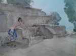 sir william russell flint isabella of Lucenay signed limited edition print