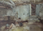 sir william russell flint retreat from the sun signed limited edition print