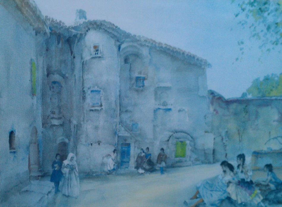 russell flint three groups viviers print